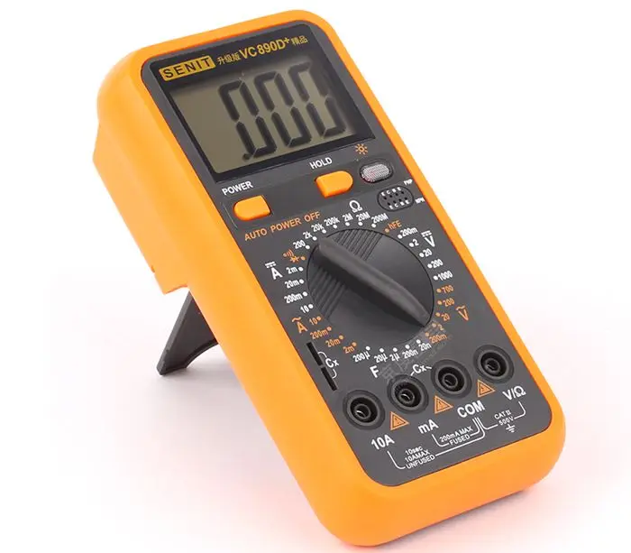 SENIT VC890D + Многофункциональный цифровой мультиметр большой экран измеренный