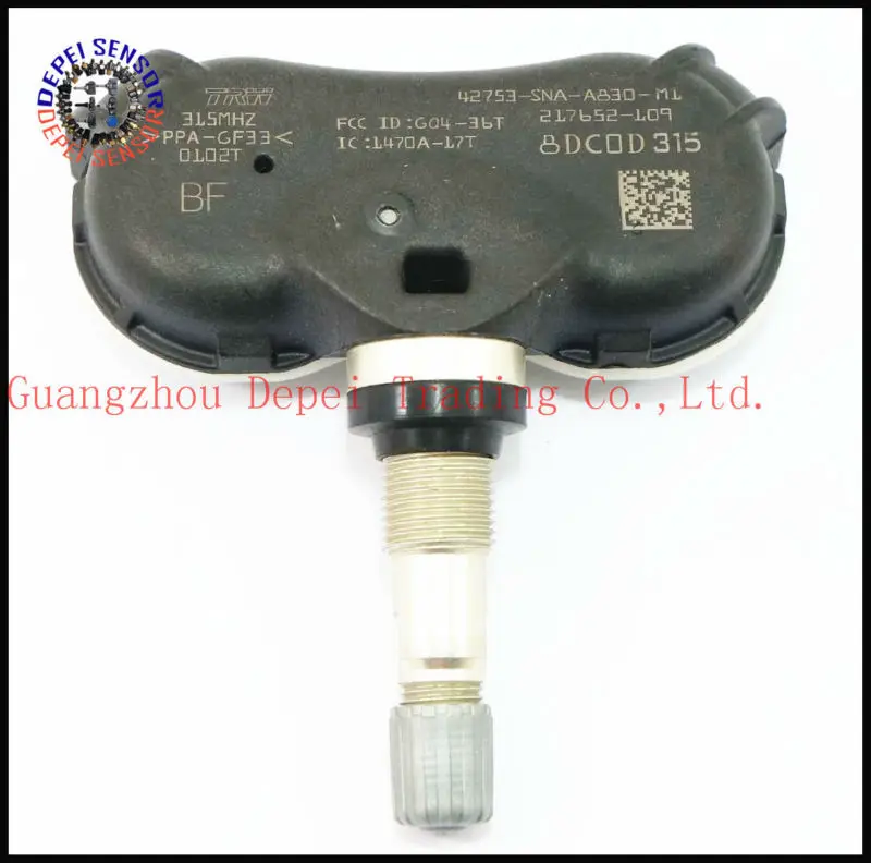 Шин Датчики давления TPMS Сенсор чехол для HONDA 42753-sna-a831-m1 |
