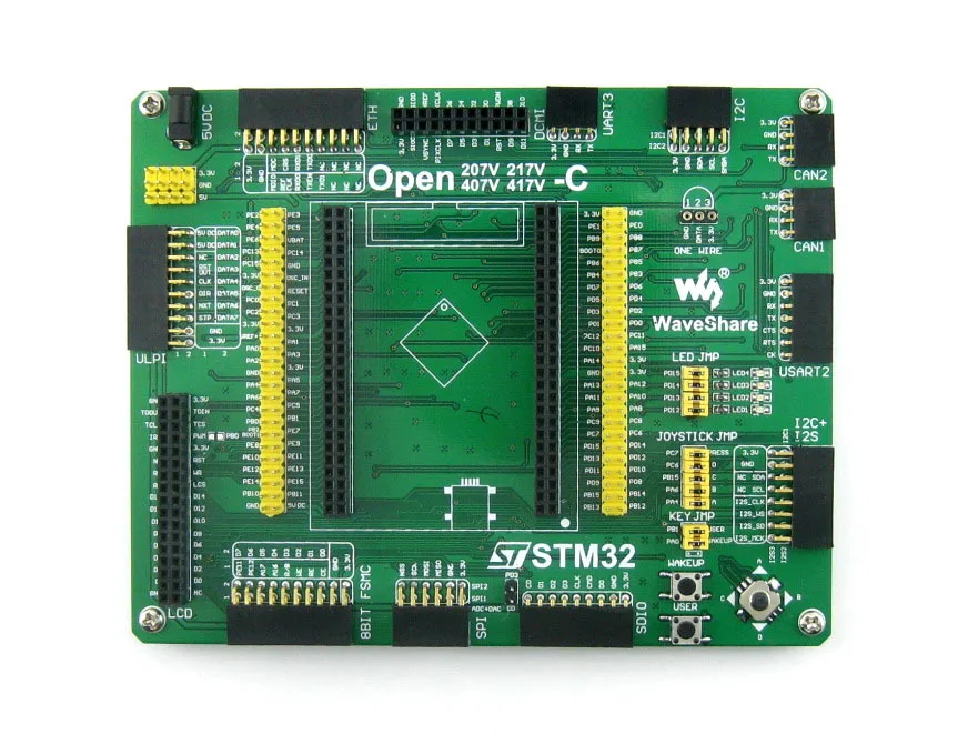 Parts STM32 Board STM32F407VET6 STM32F407 ARM Cortex-M4 Development + PL2303 USB UART Converter = Open407V-C Standar | Электроника
