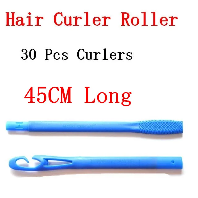 30 PCS 45 CM LONG 30 шт. в упаковке 25 см/30 см/45 см/50 см/60 см Волшебные длинные бигуди для волос спиральные Колечки рычаги бигуди для волос парикмахерский инструмент - Цвет: 30 PCS 45 CM LONG