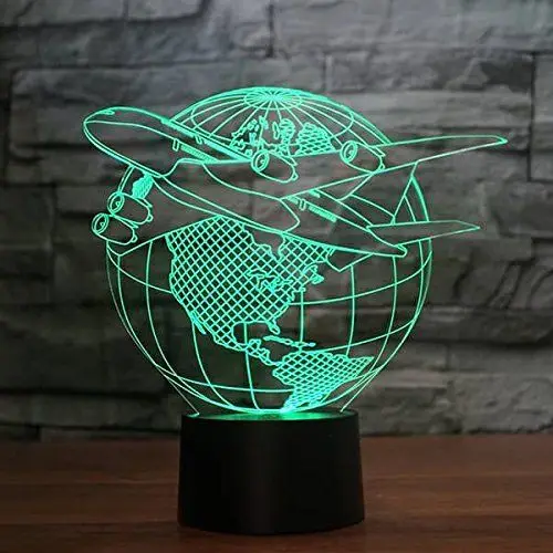 3D свет атмосфера фонари светодиодные лампы Ночник usb стол Lighitng Глобус Оптические