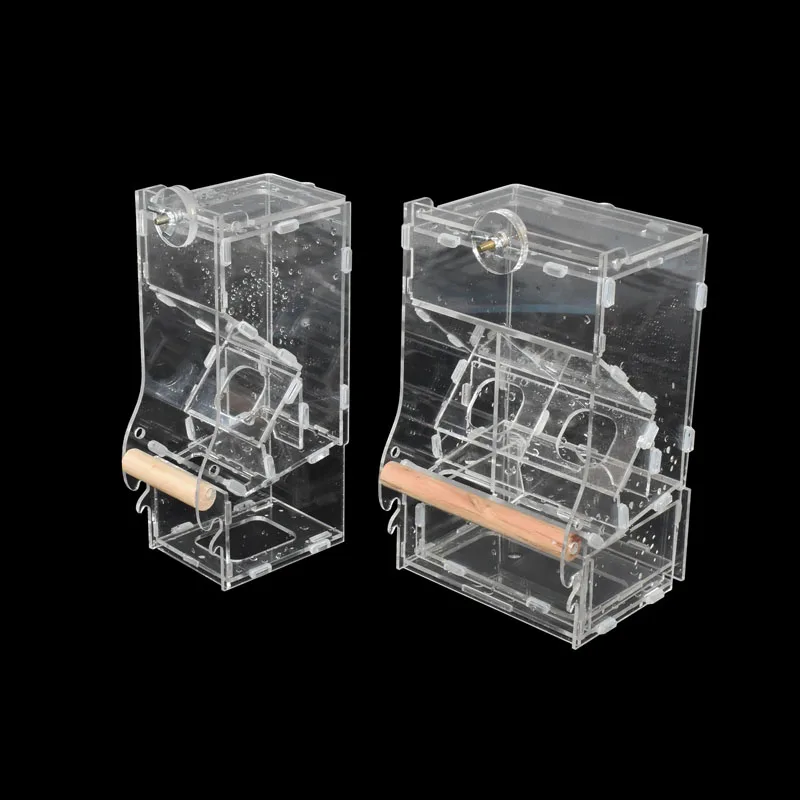 2 шт. кормушка для птиц попугаев встроенная автоматическая кормушки маленьких