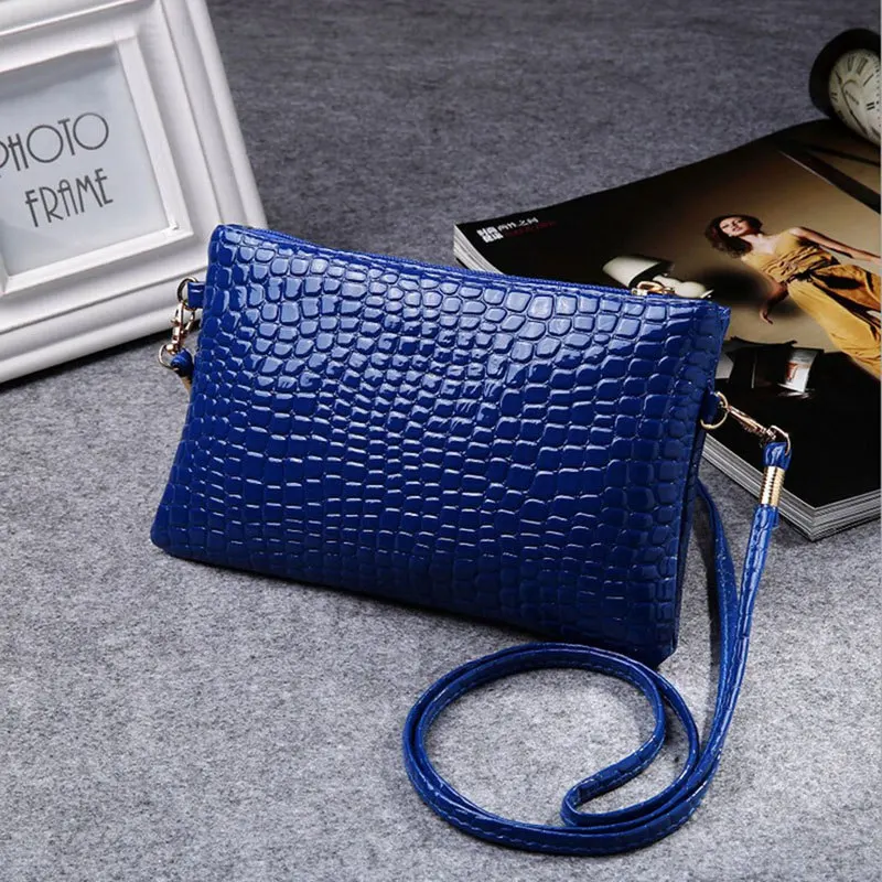 Coofit модные женские сумки через плечо для девочек с крокодиловым узором Clutchs мини