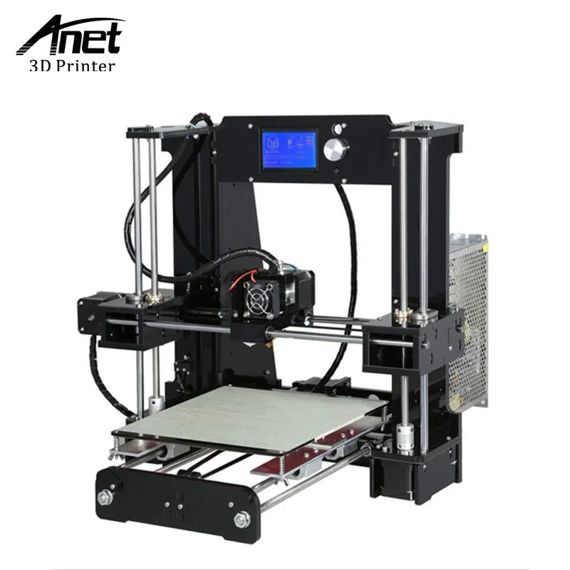 Anet A6 3D принтер очень дешевый Высокоточный доставка из Москвы алюминиевая HotBed 0 4