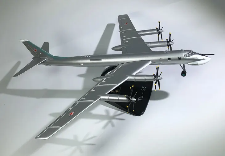 1:144 Аэрофлота Туполева, Tu-95, самолет, авиакомпания России, металлическая шкала, статическая модель, коллекция украшений для дома, игрушка, подарок для мальчика