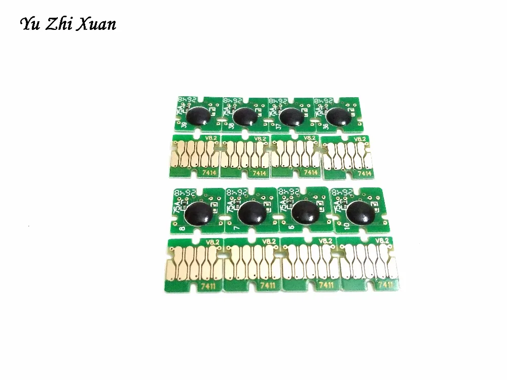 Yu Zhi Xuan! 1000 мл T7411 T7412 T7413 T7414 Одноразовый чип для принтера Epson F6270 F7270 F9270 F7080