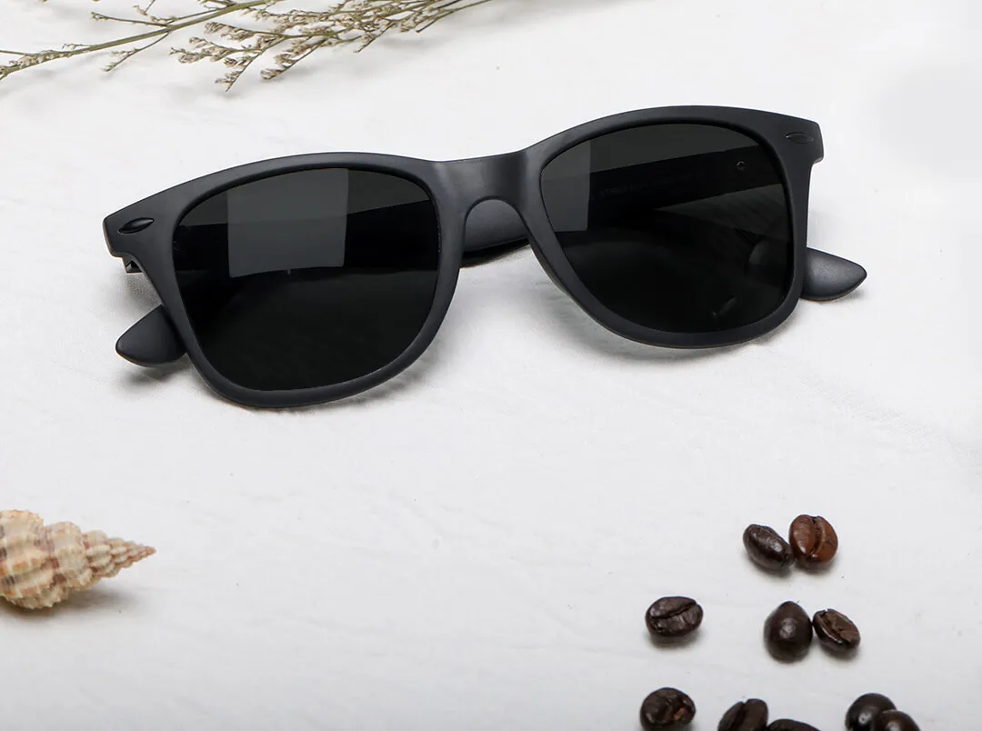 Xiaomi Youpin TS Tidal Traveler солнцезащитные очки STR004-0120 TAC поляризационные линзы TR90 Frame 3C Mijia - Цвет: Black