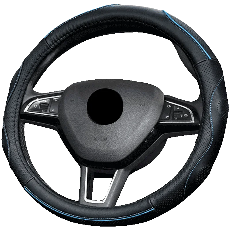 Высококачественный кожаный чехол на руль автомобиля летние универсальные