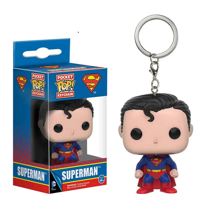 FUNKO POP Marvel Мстители: эндшпиль Тор Локи танос Веном Дэдпул Лига Справедливости Карманный Брелок фигурка игрушки для мальчиков - Цвет: Серебристый