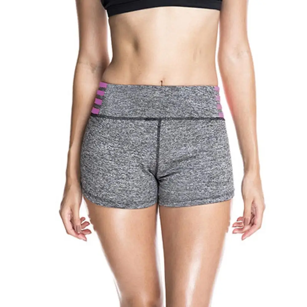 Женские спортивные короткие леггинсы с высокой талией для тренировок бега