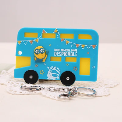 05card holder Нижнее белье с рисунками для карт из искусственной кожи автобус держатель для карт брелок мешок милые хлопковые носки в Корейском стиле, без пятки, пакет Для женщин карты держатель Porte карт чехол-портмоне с отделением для карт - Цвет: 05card holder
