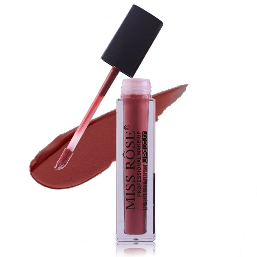 Miss Rose 24 цвета легко носить Матовая жидкая губная помада сексуальные краска для