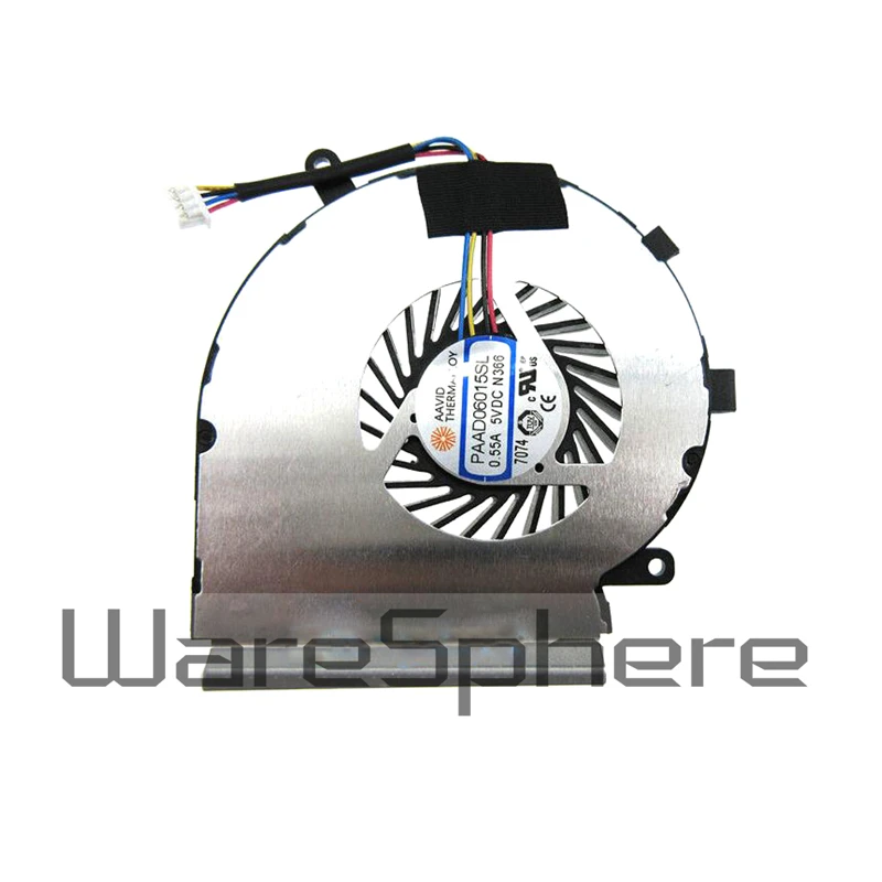Процессор Вентилятор охлаждения GPU для MSI GE72VR GP72VR 6RF 7RF GP72MVR GL72VR Вентилятор COOLER PAAD06015SL N366 N372 DC 5V 0.55A 4PIN