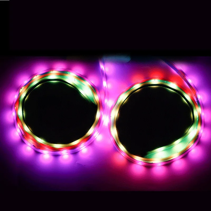 Rgb гибкая Светодиодная лента для автомобиля новый контроль декоративная