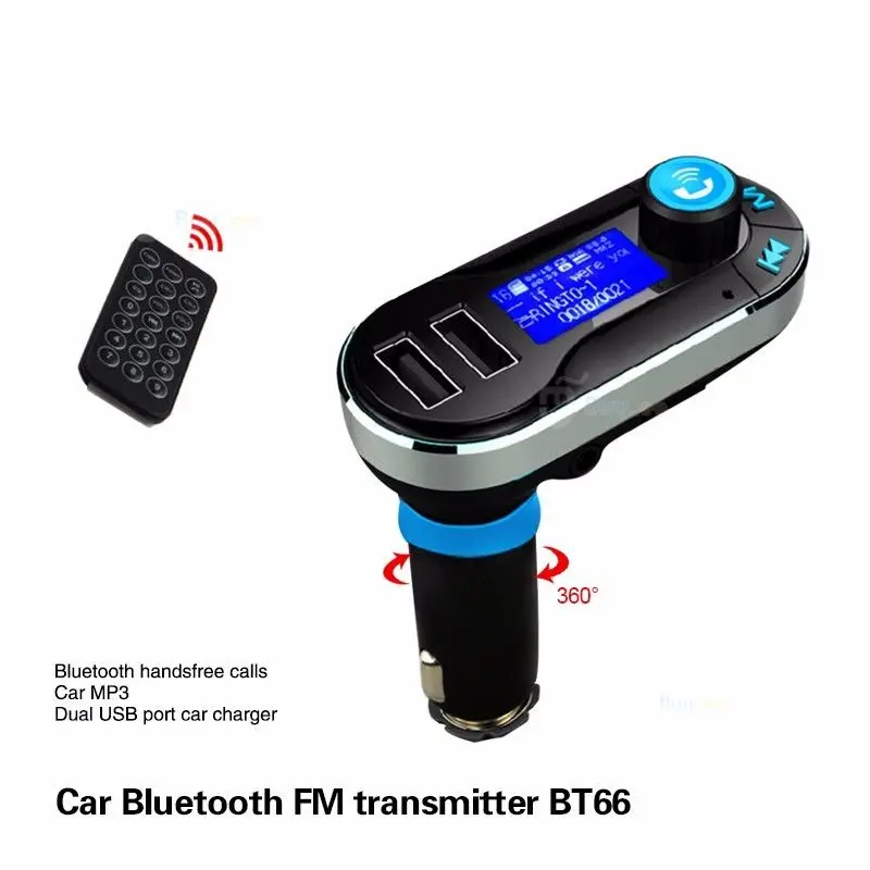 Buyee автомобиль громкой связи Bluetooth Car Kit fm передатчик USB Зарядное устройство аудио