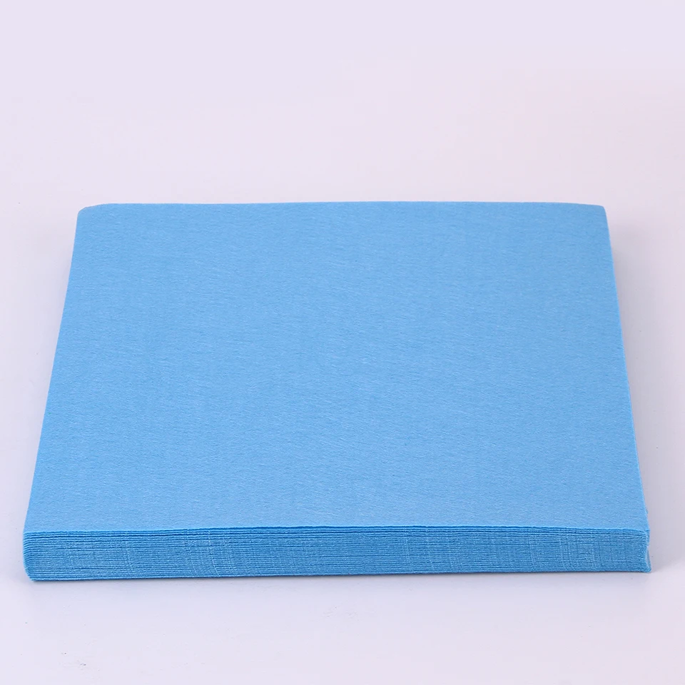 Фетровый материал для шитья Одноцветный синий цвет 30x30 см толщина 1 мм|felt material|fabric