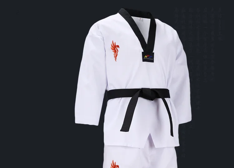 Top Quality Colored Taekwondo Uniform for adult Children Teenagers Poomsae dobok red blue black tae kwon do clothes WTF approved | Спорт и