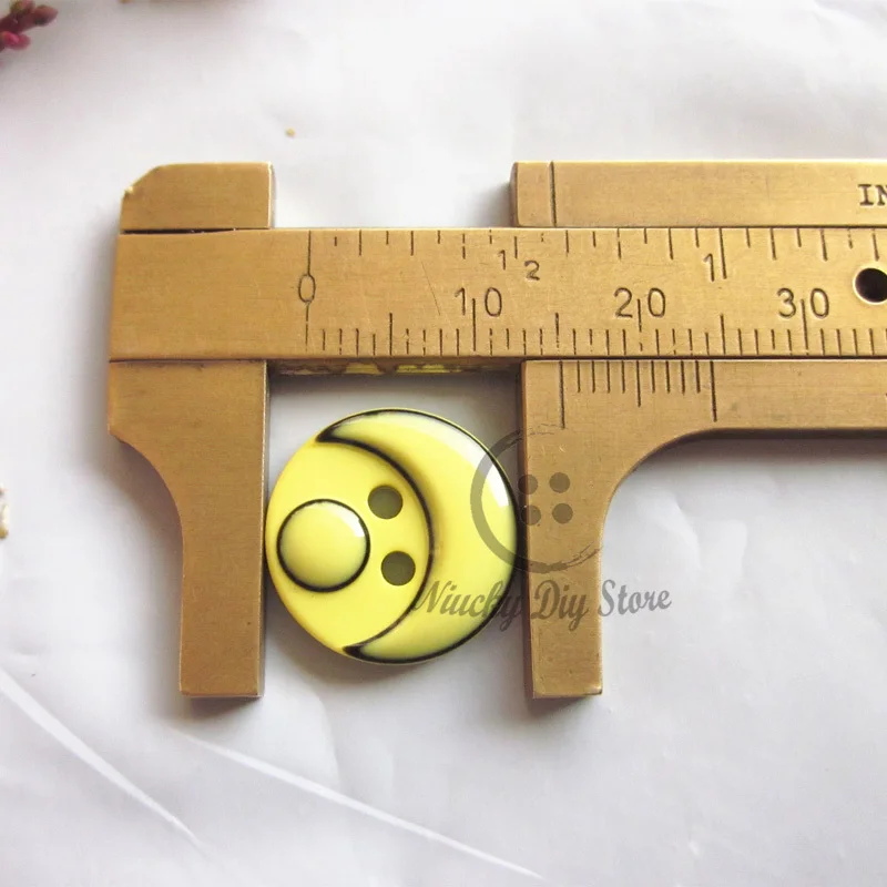 100 шт 15 мм смешанные цвета Улыбка/moom полимерные пуговицы рубашка свитер для