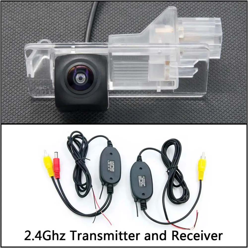 Camera With Wireless 175 градусов HD резервная камера заднего вида для Renault scenic 2 II Renault Grand scenic 2003~ 2009 монитор парковки автомобиля - Название цвета: Camera With Wireless