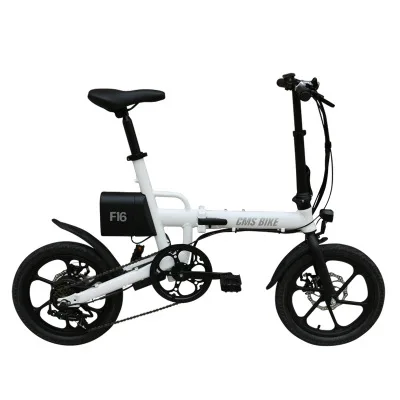 Складная литиевая батарея электрического велосипеда город ebike 16 дюймов 36 в 250 Вт