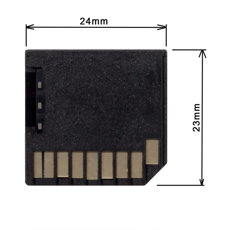 5 шт./лот набор карт Micro SD TF на мини адаптер низкий профиль для дополнительного