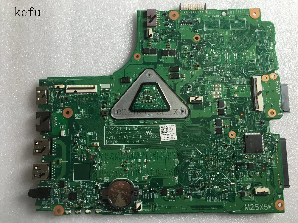 Материнская плата KEFU для ноутбука dell inspiron 14 3421 5421 DDR3 PGA989 0606R4 с