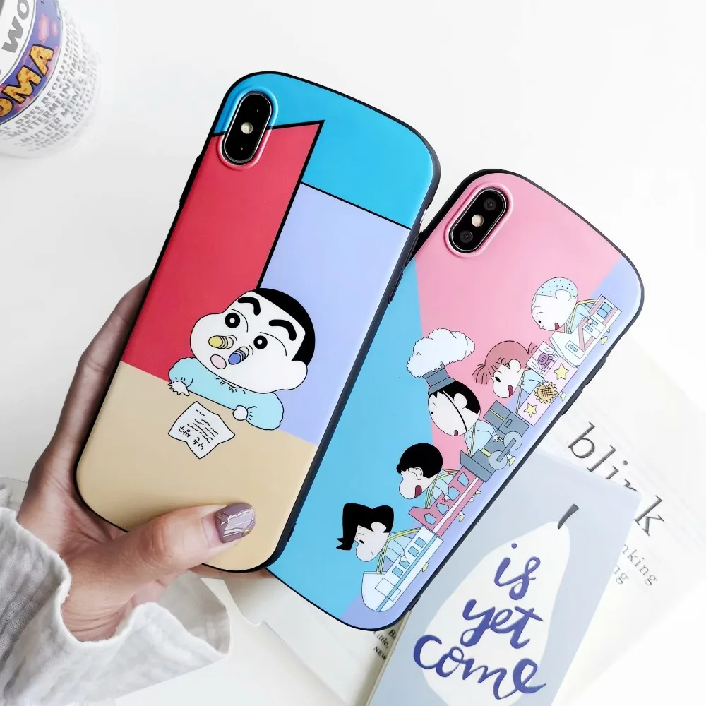 Crayon Shinchan локомотив для iPhone 6 6s 6plus plus 7 8 7plus8plus мобильный телефон чехол X xs xr xsmax
