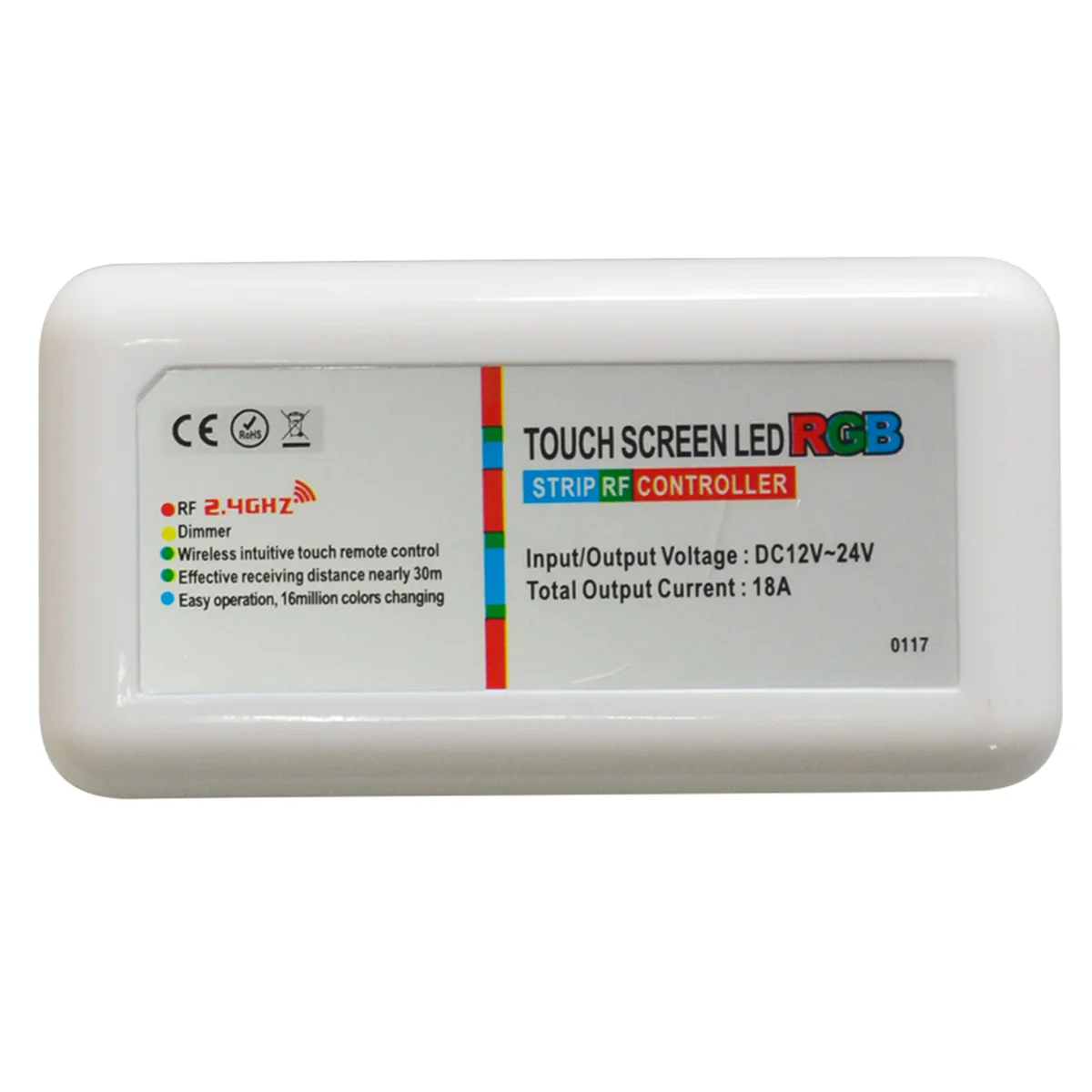 LED лампочка 2 4 г сенсорный экран Экран RGB светодиодный Управление Системы полоски