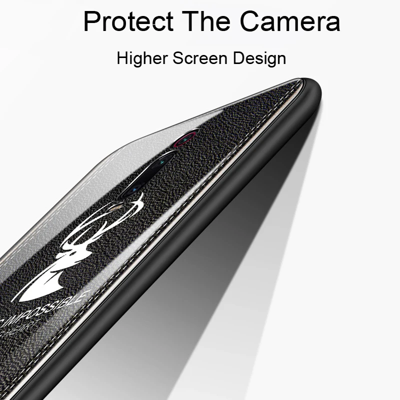 Чехол для Xiaomi mi 9 T Pro Deer Grass с узором из закаленного стекла, силиконовый Жесткий Чехол для задней панели, чехол для Xiaomi mi 9 T Pro