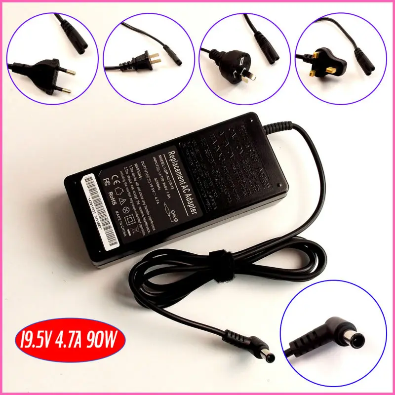 

19.5V 4.7A Laptop Ac Adapter Charger for Sony VAIO VGP-AC19V24 VGP-AC19V25 VGP-AC19V26 VGP-AC19V27 VGP-AC19V31