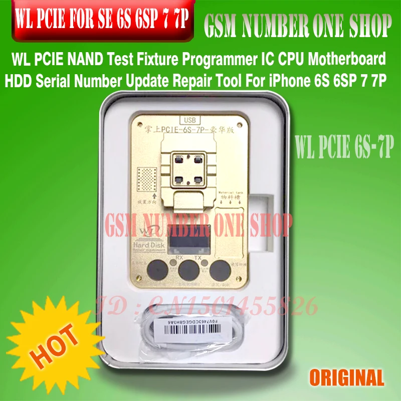 DHL к WL PCIE NAND Flash ic чип для iphone SE 6s 6sp 7 7P 8G 8P X PRO ard диск тест ремонт инструмент
