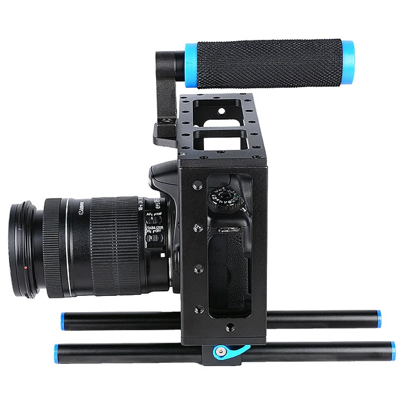 YELANGU C1 алюминиевый сплав 15 мм рельсовая штанга DSLR камера видео клетка со