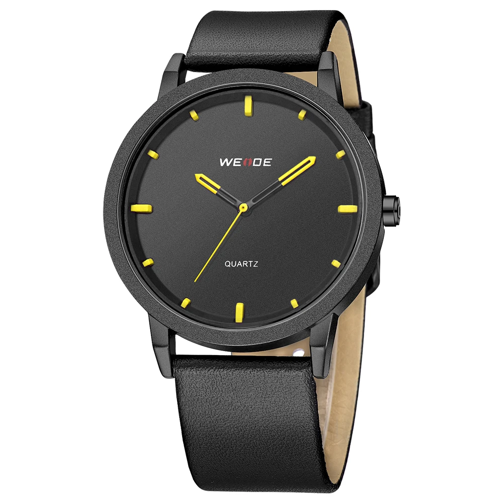 WEIDE часы мужские Reloj аналоговые кварцевые водонепроницаемые подлинный ремешок