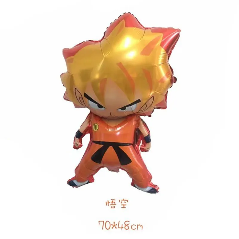 1 шт мультфильм ГОКу Фольга шары 7 Dragon Ball Гоку надувные днем День рождения