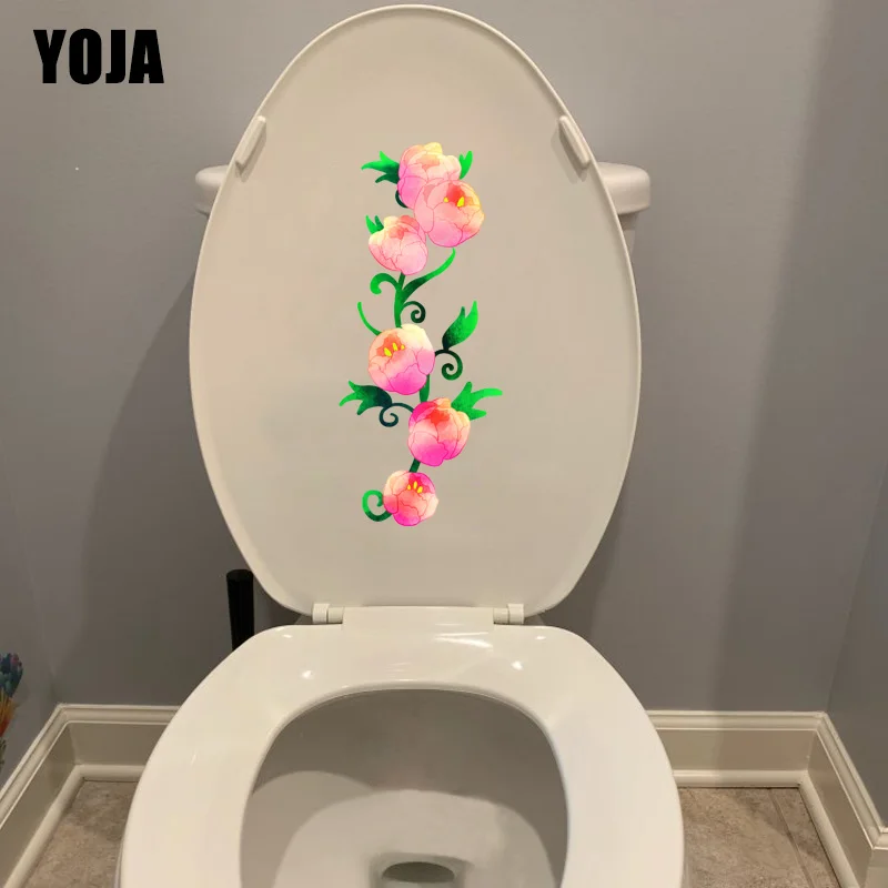 YOJA 10 6*25 см цветная Цветочная лоза Настенная Наклейка для гостиной домашний декор