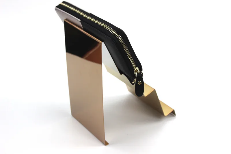 Кошелек витрина для сумки стенд демонстрации из нержавеющей стали металлический