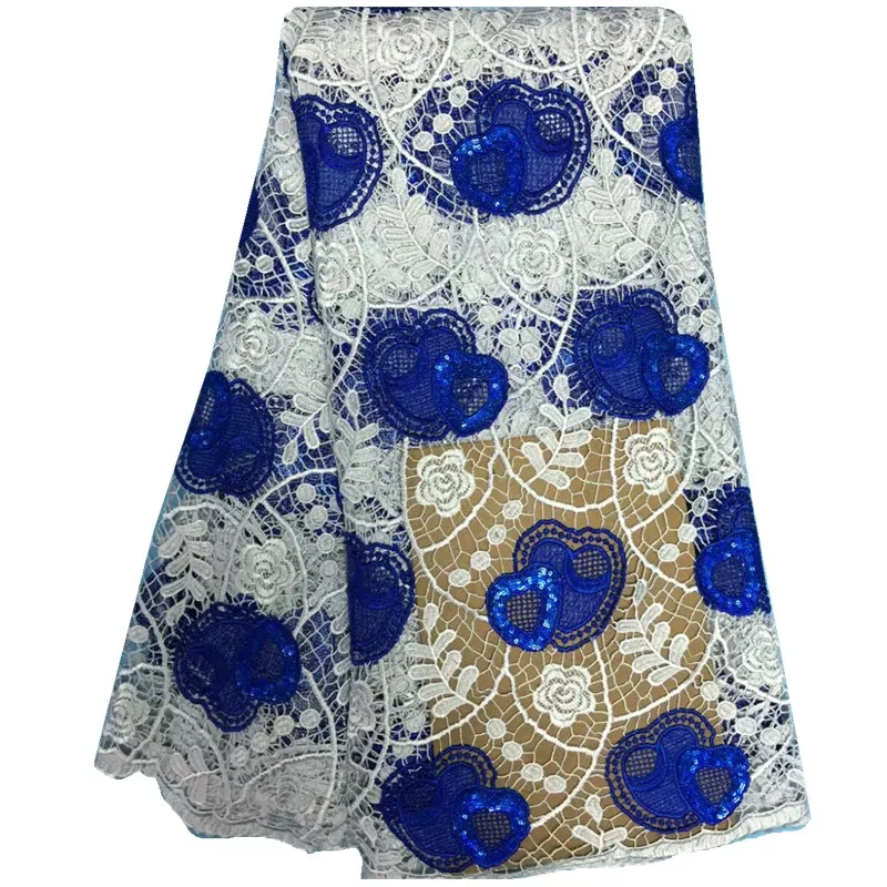 Нигерийские Шнурки Ткани 2017 Африканский Шнур Кружева Высокого Качества Нигерии