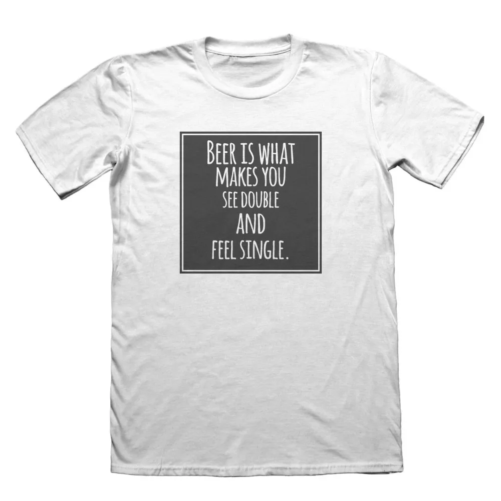 

Summer 2019 Homme See Double And Feel Single T-Shirt - Men'S Fathers Day Christmas Gift Printing On T Shirts