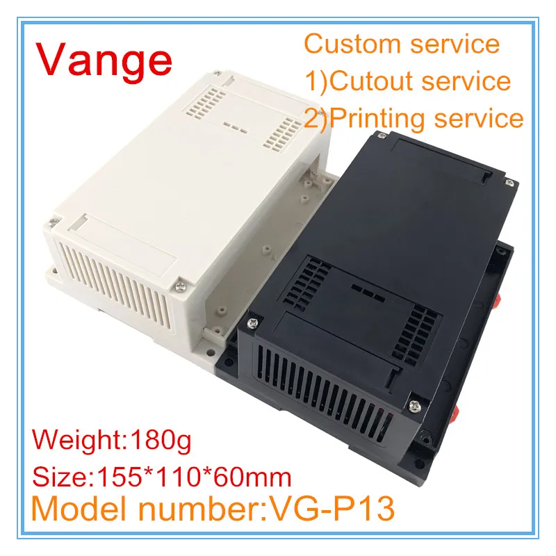 4pcs/lot cases for PLC electronic enclosure 155*110*60mm ABS plastic instrument boxes diy industrial control PCB |
