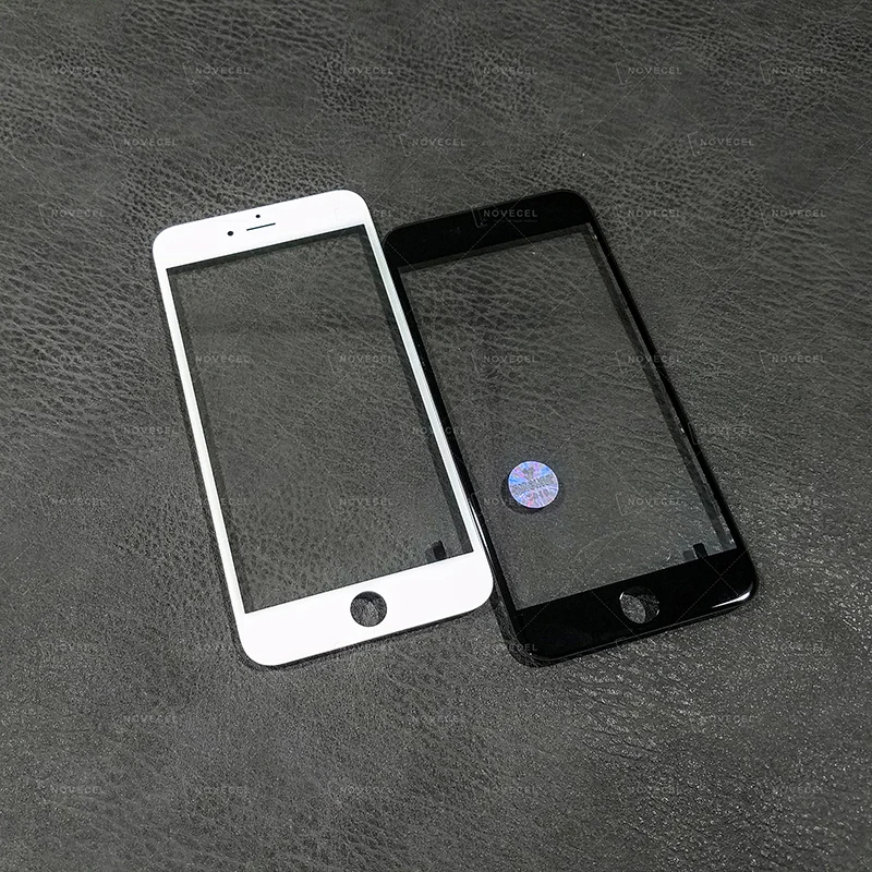 10 шт. внешняя стеклянная линза с рамкой и OCA для iphone 6SP Запчасти для мобильных телефонов запасные части для сенсорной панели мобильного телефона