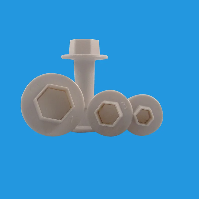 1 Набор футбольные шестиугольные помадные Плунжерные Формочки тисненые формы