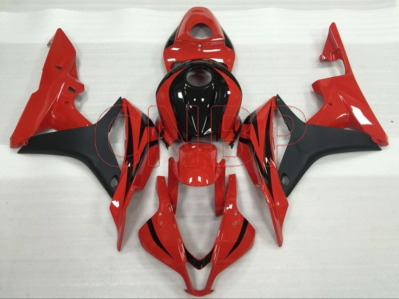 Набор для всего тела CBR 600 RR 2007 2008 красные черные Обтекатели Honda CBR600RR 08 комплекты
