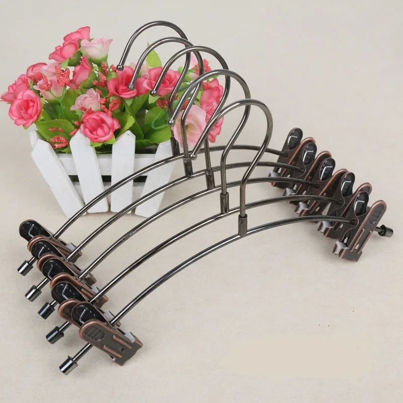 Винтажная Металлическая Детская вешалка для одежды брюк противоскользящая