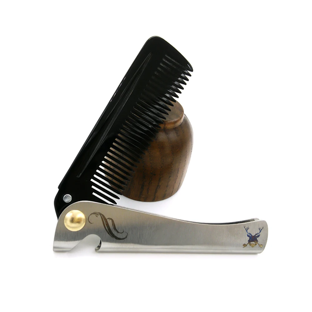 Нержавеющая сталь путешествия коммерческий пластиковый небольшой гребень