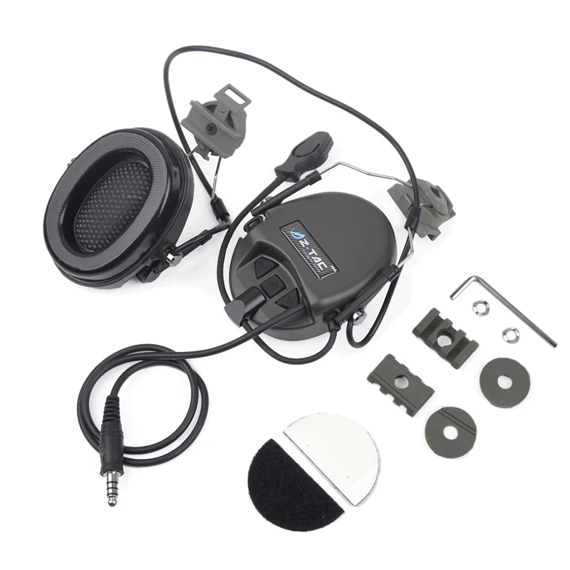 Наушники Z тактические страйкбольные противошумные со шлемом|Тактические