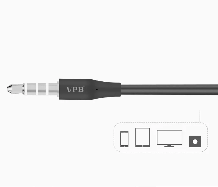 VPB S7 наушники супер бас гарнитура микрофон в ухо 3,5 мм для iphone 6 6s xiaomi для мобильного телефона
