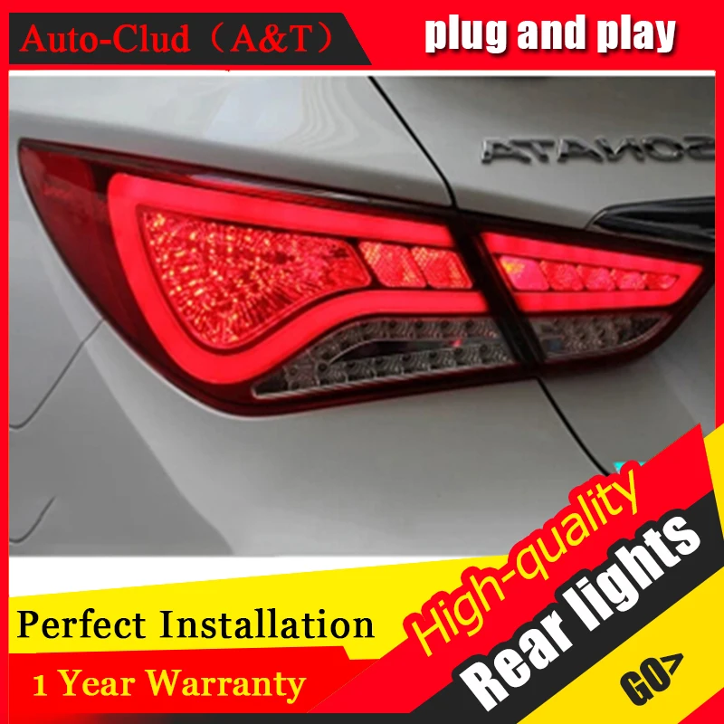 Авто. PRO 2011 2014 для Hyundai Sonata задние фонари автомобильный Стайлинг 8 drl Задний сигнал +