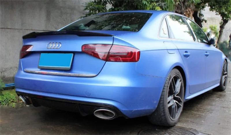 Спойлер из углеродного волокна для Audi A4 S4 RS4 2009-2019 высококачественные спойлеры