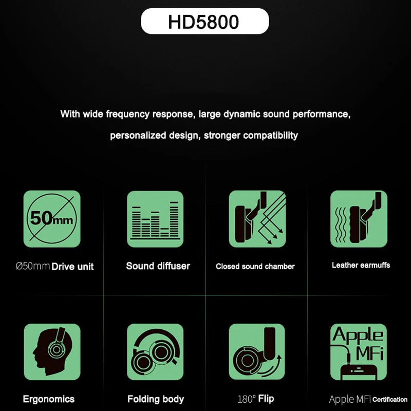 Наушники TAKSTAR HD5800 гарнитура музыка Dj наушники стерео бас запись профессиональные