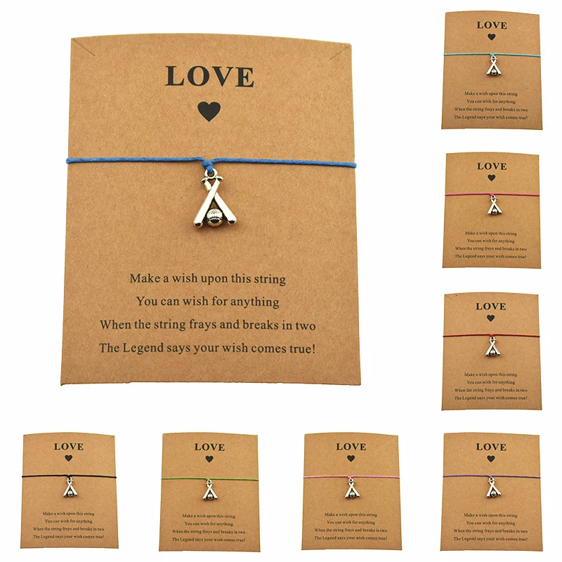 Новые летние шикарные антикварные бейсбольные летучая мышь браслеты с надписью